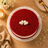 Fresh Red Velvet Velour Cream Cake