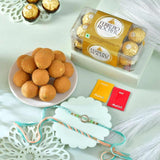 Grand Bhai Rakhi with Besan Laddoo & Ferrero Rocher