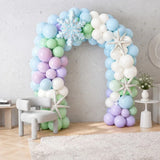 Winter Wonderland Snowflake Balloon Arch Decor