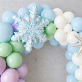 Winter Wonderland Snowflake Balloon Arch Decor