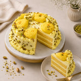 Butterscotch Rasmalai Fusion Cream Cake