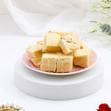 Silver Pooja Thali Set with Soan Papdi and Attar