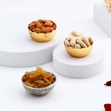 Crystal Candle Holder with Dry Fruits