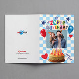 Happy Birthday Romantic Photo Personalised Greeting Card