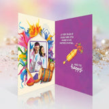 Happy Holi Multicolor Personalised Greeting Card