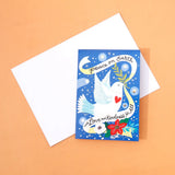 Pack of 50 Peace on Earth Dove Greeting Card
