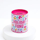 Holiday Fund Tin Money Box