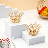 Handcrafted Lotus Diya Set of 2 with Dodha Barfi