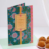 Loving Brother Bhai Dooj Greeting Card with Besan Ladoo
