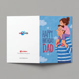 Happy Birthday Dad Personalised Greeting Card