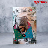 The Love Of My Life Romantic Greeting Card For Husband With Chocolates