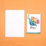 Pack of 50 Peace World Peace Dove Greeting Card