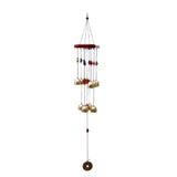 Colorful Beaded Brass Bell Wind Chime