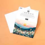 Pack of 50 Sunrise Meadow Greeting Card