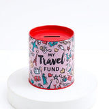 My Travel Fund Tin Money Box