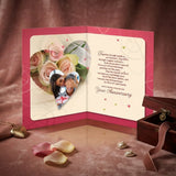 Loving Anniversary Wishes From The Heart Personalised Greeting Card