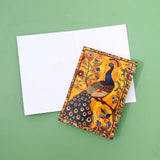 Pack of 50 Peacock Folk Art Greeting Card