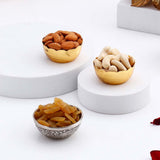 Handcrafted Leaves Diya with Dry Fruits