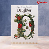Birthday Card For Your Wonderful Daughter With Hershey's
