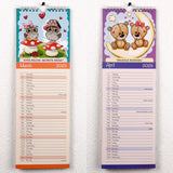 Cute N Adorable Calendar Hanging 2025 Calendar Spiral