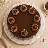 Glazed Chocolate Cream Drip Cake