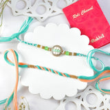 Splendid Bhai Rakhi with Kaju Katli