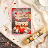Your Love Means Everything To Me Greeting Card With Chocolate