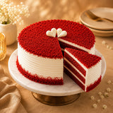 16 Red Roses, Cream Cake & Ferrero Rocher