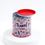 My Travel Fund Tin Money Box