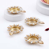 Handcrafted Diya Set of 2 with Soan Papdi