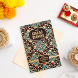 Loving Wishes Bhai Dooj Greeting Card with Dry Fruits