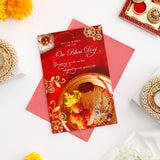 Special Wishes Bhai Dooj Greeting Card with Dry Fruits