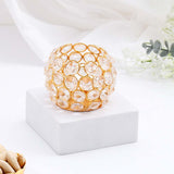 Crystal Candle Holder with Dry Fruits