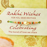 Pack Of 3 Rakhi Wishes Sacred Rakhi Greeting Card With Envelope