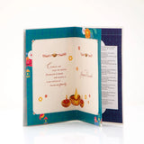 Diwali Aarti with Silver Coins Greeting Card