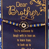 Pack Of 3 Amazing Evil Eye Rakhi with Greeting Card With Envelope