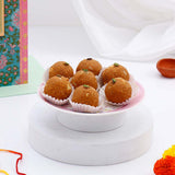 Loving Brother Bhai Dooj Greeting Card with Besan Ladoo