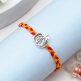 Pack Of 2 Archies Khanda Silver Rakhi Sikh Symbol Design