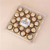 Special Ferrero Chocolate Tray and Diya with Greeting Card Gift Set
