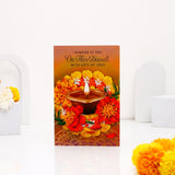 Akhand Jyoti Diya with Greeting Card and Rasgulla