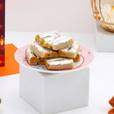 Crystal Candle Holder with Kaju Rolls