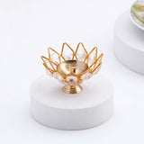 Lotus Diya with Gulab Jamun