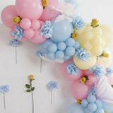 Pastel Floral Spring Balloon Arch Decor