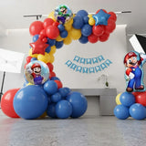 Gamer Theme Red & Blue Balloon Arch Decor