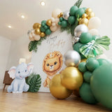 Jungle Animals Theme Birthday Backdrop Decor