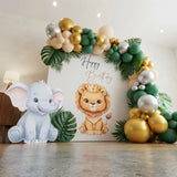 Jungle Animals Theme Birthday Backdrop Decor
