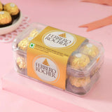 Elegant Rudraksha Rakhi with Ferrero Rocher