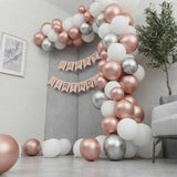 Rose Gold Frill Curtain Birthday Wall Decor