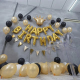 Golden Crown Curtain Birthday Wall Decor