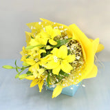 Royal Yellow Lilies Happiness Bouquet